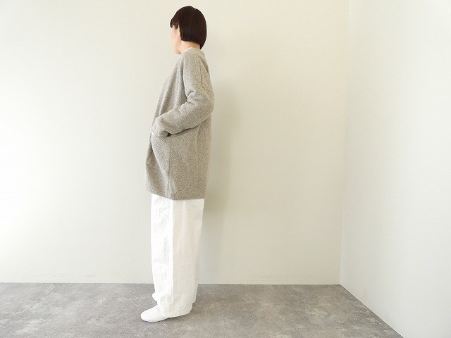 evam eva(エヴァムエヴァ) boucle yarn robeの商品画像5