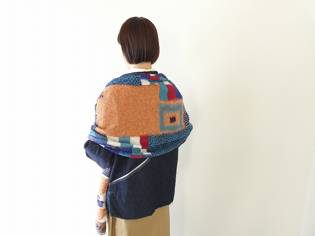 KAPITAL(キャピタル) 縮絨ウール村ギャベマフラーの商品画像5