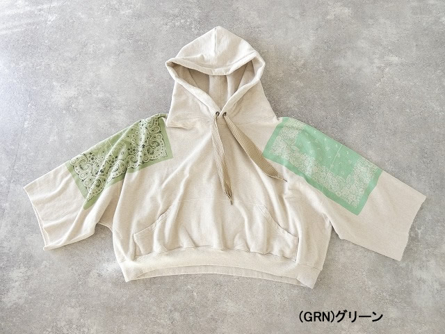 KAPITAL(キャピタル) TOP裏毛バンダナデビルフードパーカーの商品画像28