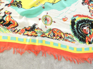 KAPITAL(キャピタル) レーヨンフリンジストール(YUKON Life Map)の商品画像27