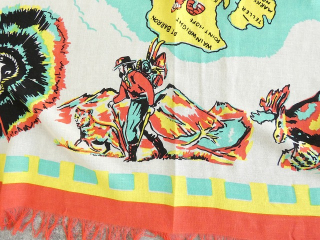 KAPITAL(キャピタル) レーヨンフリンジストール(YUKON Life Map)の商品画像29