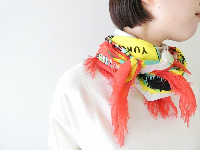 KAPITAL(キャピタル) レーヨンフリンジストール(YUKON Life Map)の商品画像4