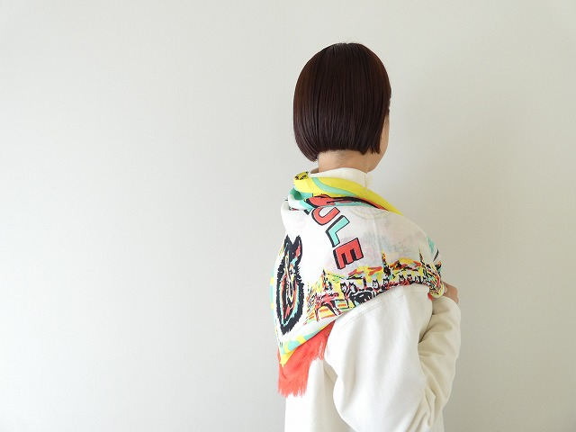 KAPITAL(キャピタル) レーヨンフリンジストール(YUKON Life Map)の商品画像6