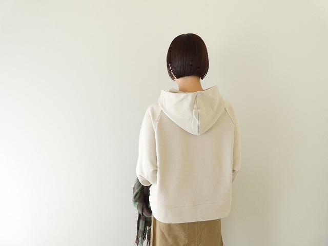 mao made(マオメイド) やわらかスウェード裏毛ラグランパーカの商品画像10