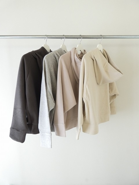 mao made(マオメイド) やわらかスウェード裏毛ラグランパーカの商品画像11