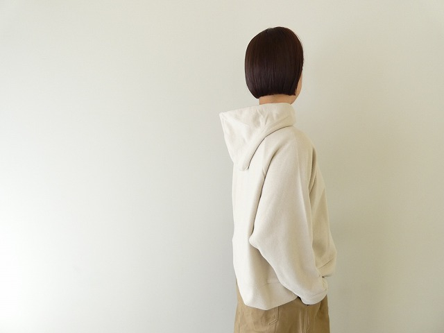 mao made(マオメイド) やわらかスウェード裏毛ラグランパーカの商品画像9