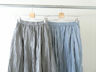 MidiUmi(ミディウミ) シャンブレーギャザースカートの商品画像16