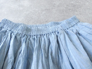 MidiUmi(ミディウミ) シャンブレーギャザースカートの商品画像31