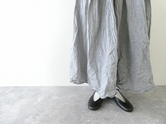 MidiUmi(ミディウミ) シャンブレーギャザースカートの商品画像4