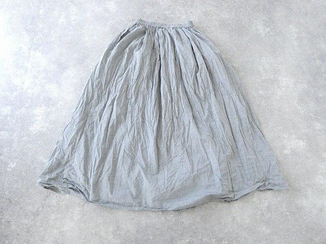 MidiUmi(ミディウミ) シャンブレーギャザースカートの商品画像43