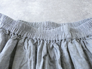 MidiUmi(ミディウミ) シャンブレーギャザースカートの商品画像45