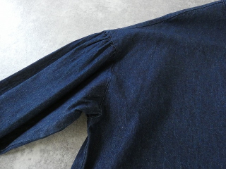 PK 8ozデニムバンドカラーギャザースリーブブラウスの商品画像26