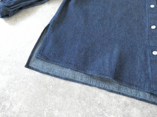 PK 8ozデニムバンドカラーギャザースリーブブラウスの商品画像29