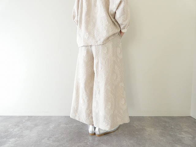 PK カットジャガードのワイドパンツの商品画像4