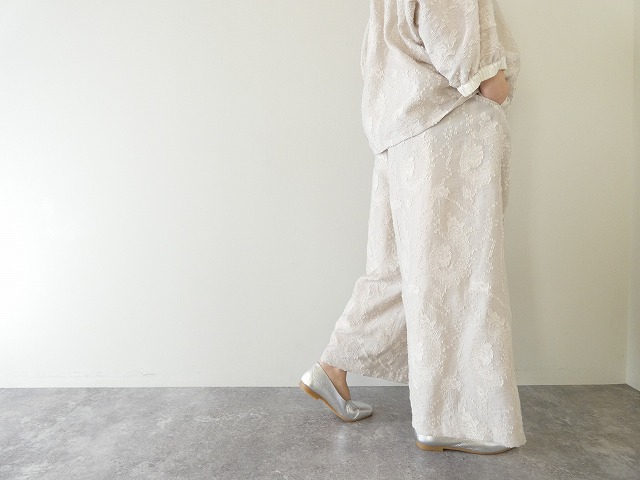 PK カットジャガードのワイドパンツの商品画像5