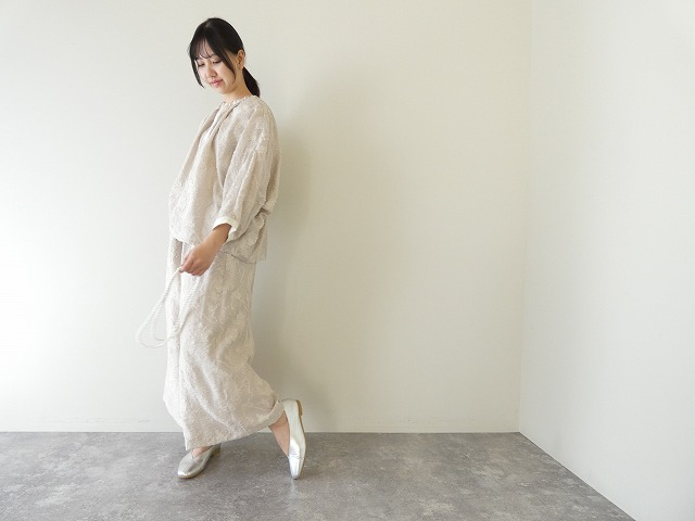 PK カットジャガードのワイドパンツの商品画像6