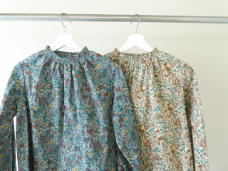 PK 21Wコーデュロイ花柄シャーリングネックブラウスの商品画像16