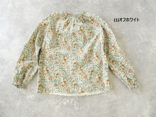 PK 21Wコーデュロイ花柄シャーリングネックブラウスの商品画像42