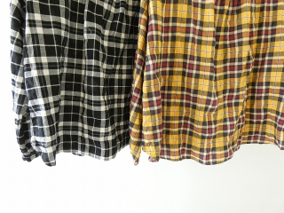 SSC ヘリンボーンチェック丸衿長袖ビックブラウスの商品画像19