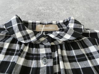 SSC ヘリンボーンチェック丸衿長袖ビックブラウスの商品画像30