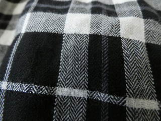 SSC ヘリンボーンチェック丸衿長袖ビックブラウスの商品画像32