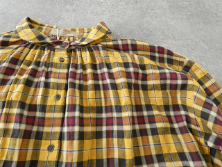 SSC ヘリンボーンチェック丸衿長袖ビックブラウスの商品画像45