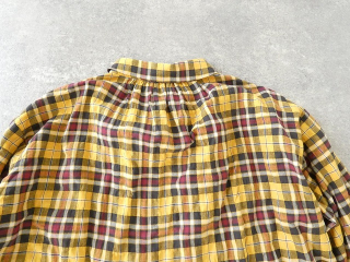 SSC ヘリンボーンチェック丸衿長袖ビックブラウスの商品画像50