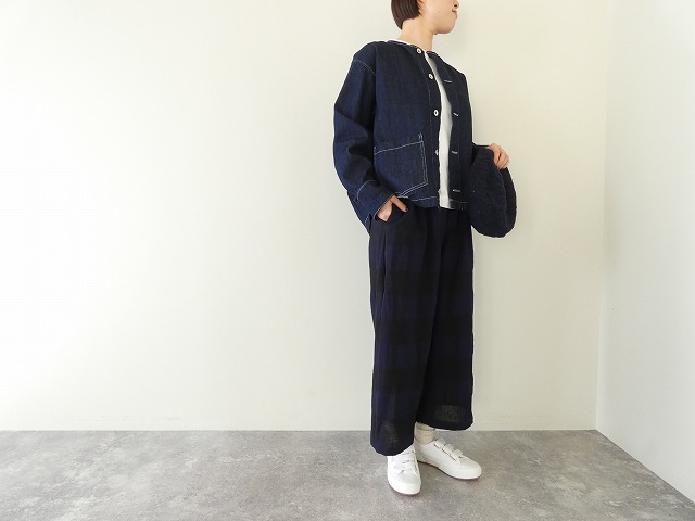 SSC ブロックチェックワイドパンツの商品画像1