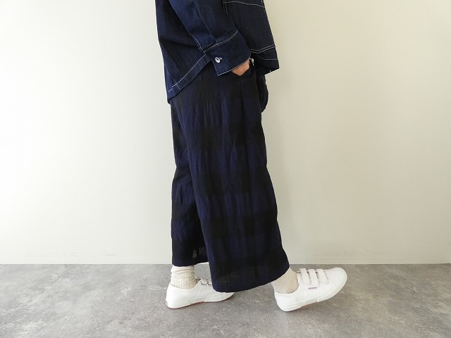 SSC ブロックチェックワイドパンツの商品画像5