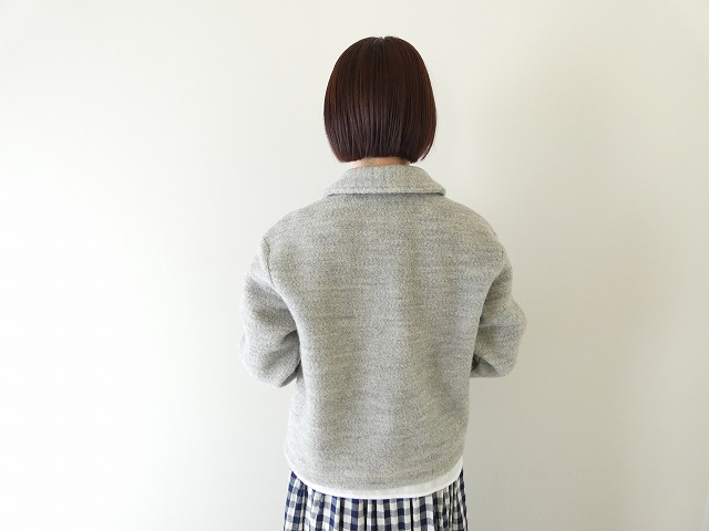 bulle de savon(ビュルデサボン) ブリティッシュウール 裏毛 カーディガンの商品画像5