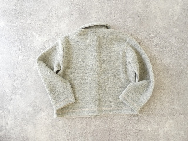 bulle de savon(ビュルデサボン) ブリティッシュウール 裏毛 カーディガンの商品画像7