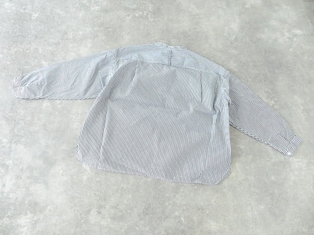D.M.G(ディーエムジー) ストライプBIGポケットワイドシャツの商品画像12