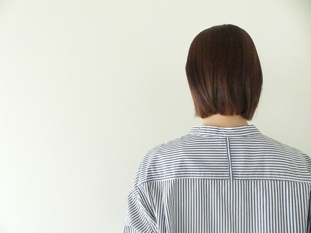 D.M.G(ディーエムジー) ストライプBIGポケットワイドシャツの商品画像6