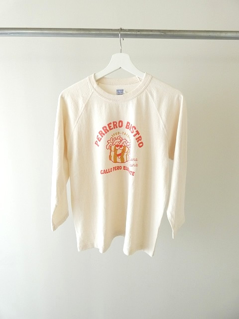 Clip.tab(クリップタブ) ドライ天竺PERREROプリントラグランプルオーバーの商品画像3