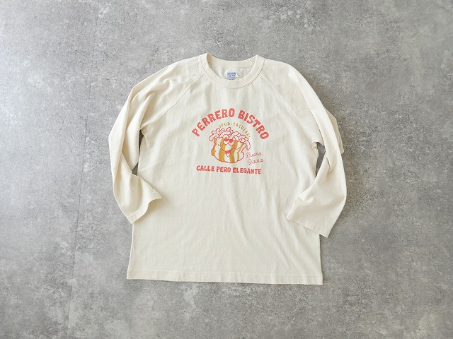 Clip.tab(クリップタブ) ドライ天竺PERREROプリントラグランプルオーバーの商品画像7