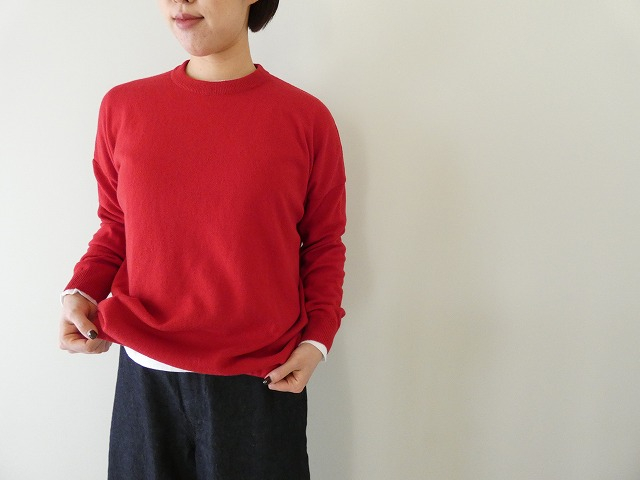 NARU ミルキーラムコードアレンジニットプルオーバーの商品画像1