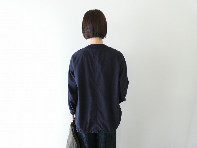 BLUE LAKE MARKET(ブルーレイクマーケット) フランネルタック入りドロストヘムプルオーバーの商品画像5