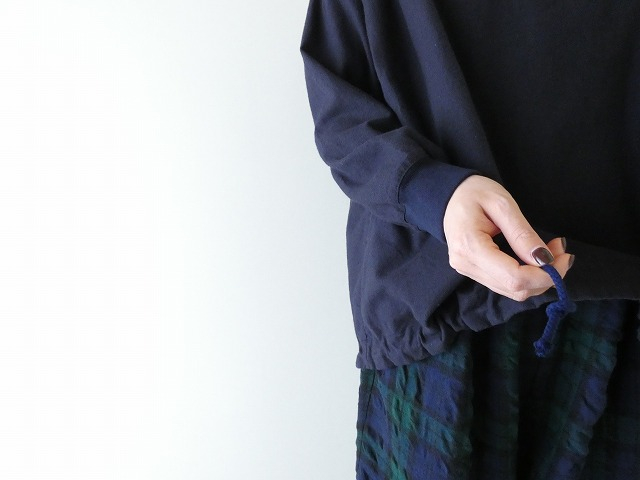 BLUE LAKE MARKET(ブルーレイクマーケット) フランネルタック入りドロストヘムプルオーバーの商品画像8