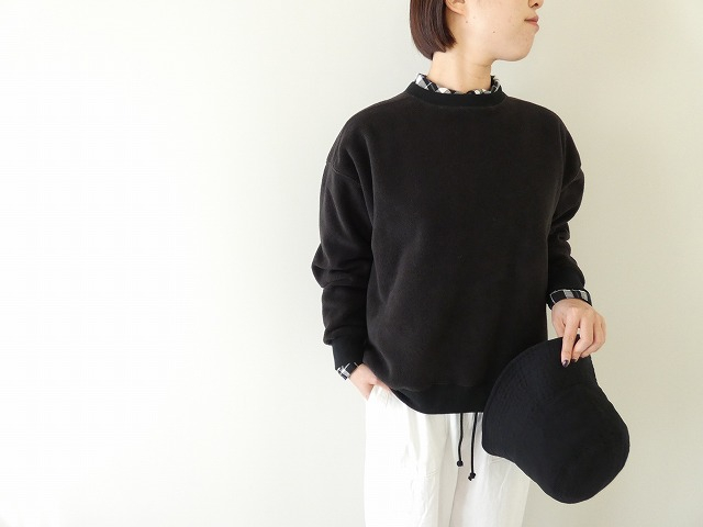 BLUE LAKE MARKET(ブルーレイクマーケット) アンチピリングフリースドロストヘムフリースプルオーバーの商品画像4