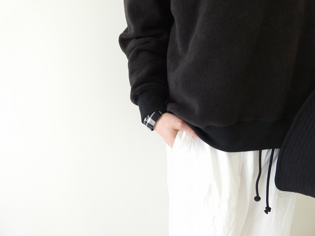 BLUE LAKE MARKET(ブルーレイクマーケット) アンチピリングフリースドロストヘムフリースプルオーバーの商品画像6