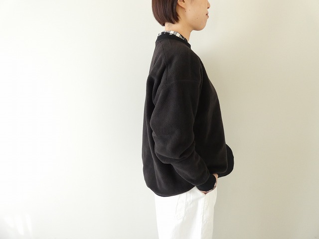 BLUE LAKE MARKET(ブルーレイクマーケット) アンチピリングフリースドロストヘムフリースプルオーバーの商品画像9