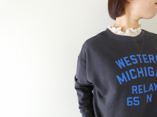 BLUE LAKE MARKET(ブルーレイクマーケット) AZUMA裏毛 ヘムラウンドプリントプルオーバーの商品画像16