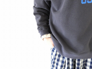 BLUE LAKE MARKET(ブルーレイクマーケット) AZUMA裏毛 ヘムラウンドプリントプルオーバーの商品画像17