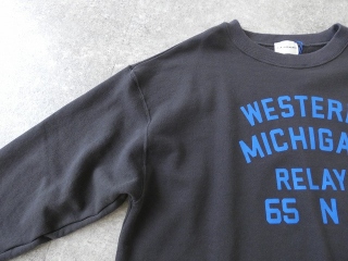 BLUE LAKE MARKET(ブルーレイクマーケット) AZUMA裏毛 ヘムラウンドプリントプルオーバーの商品画像32