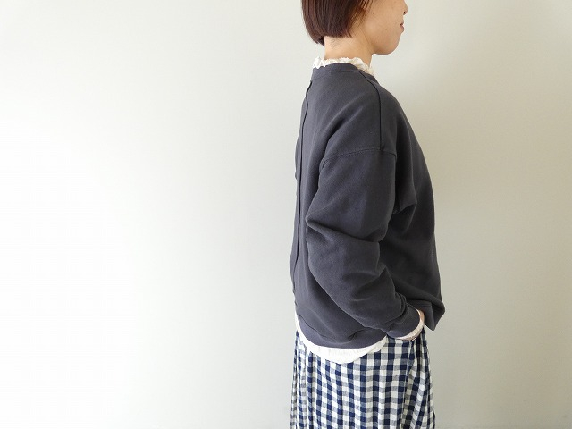 BLUE LAKE MARKET(ブルーレイクマーケット) AZUMA裏毛 ヘムラウンドプリントプルオーバーの商品画像5