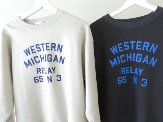 BLUE LAKE MARKET(ブルーレイクマーケット) AZUMA裏毛 ヘムラウンドプリントプルオーバーの商品画像52