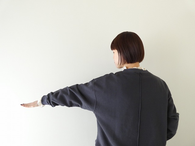 BLUE LAKE MARKET(ブルーレイクマーケット) AZUMA裏毛 ヘムラウンドプリントプルオーバーの商品画像7