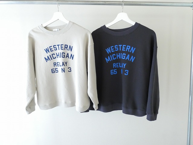 BLUE LAKE MARKET(ブルーレイクマーケット) AZUMA裏毛 ヘムラウンドプリントプルオーバーの商品画像8