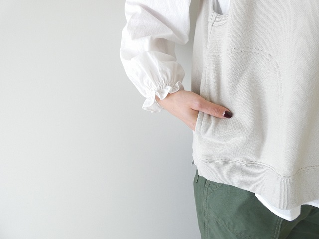 BLUE LAKE MARKET(ブルーレイクマーケット) AZUMA裏毛シームポケットベストの商品画像6