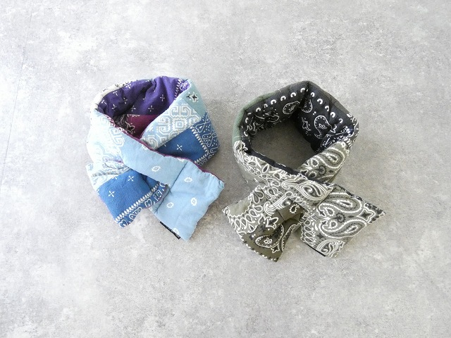 KAPITAL(キャピタル) ネルバンダナプリントリバーシブルKESAマフラーの商品画像3